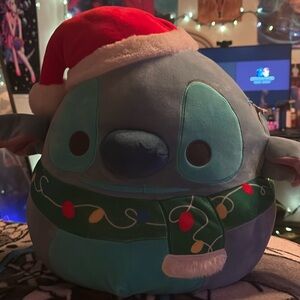 Squishmallows Stitch Disney 12" UltraSoft Stuffed Christmas Holiday Plush NWT